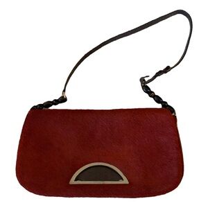 Vintage Dior Red Pony Hair Bag